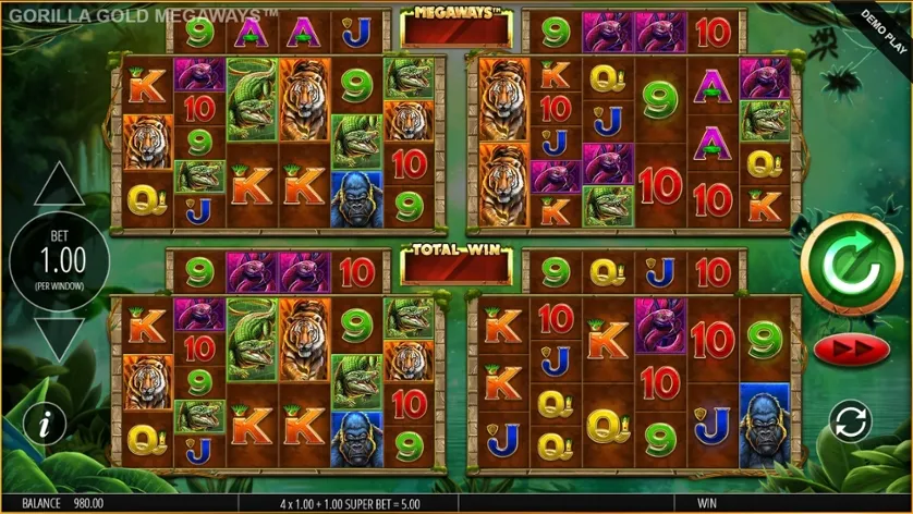 Gorilla Gold Megaways Slot